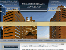 Tablet Screenshot of mccloudlawgroup.com